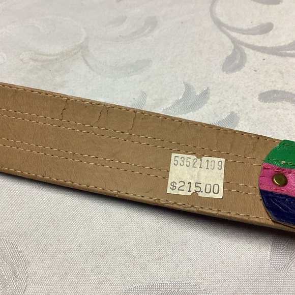 Vivienne Westwood ????? Belt MULTICOLORED size in 37. Awesome LEATHER - Picture 8 of 13